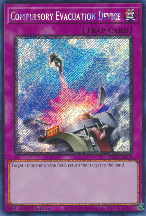 Compulsory Evacuation Device, 25th Anniversary Rarity Collection · RA01-EN069