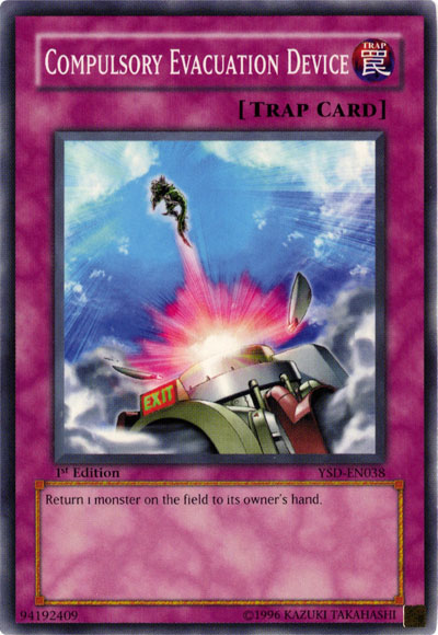 Compulsory Evacuation Device, Starter Deck 2006: Special Edition · YSD-EN038
