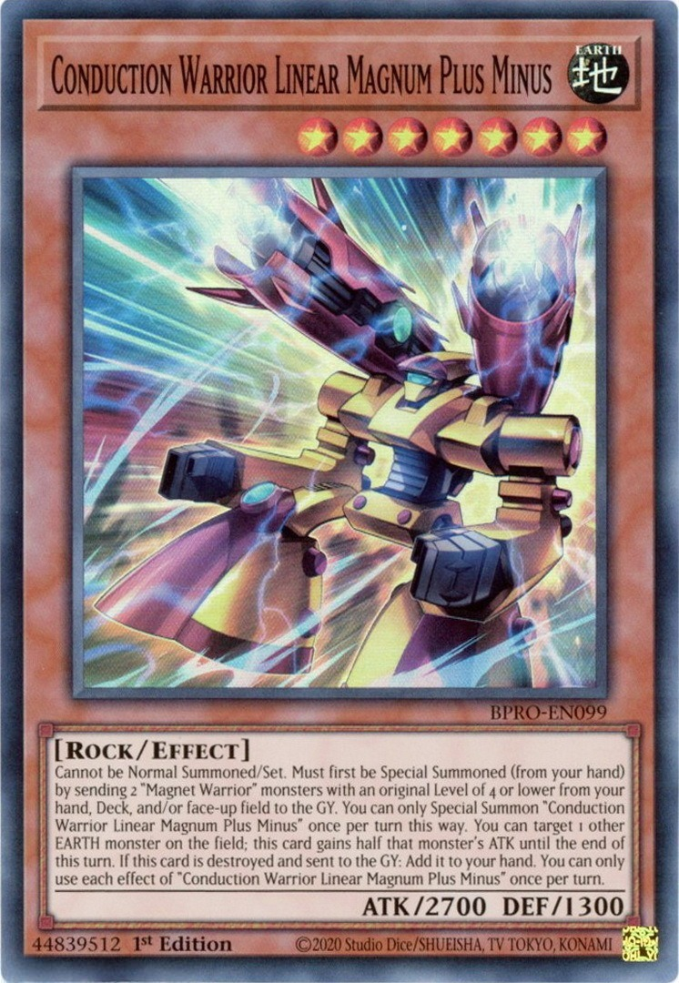 Conduction Warrior Linear Magnum Plus Minus, Burst Protocol · BPRO-EN099