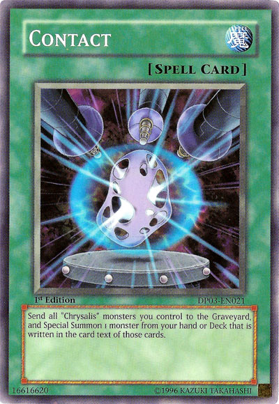 Contact, Duelist Pack: Jaden Yuki 2 · DP03-EN021