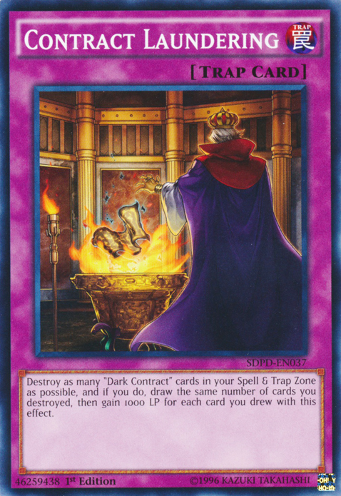 Contract Laundering, Pendulum Domination Structure Deck · SDPD-EN037