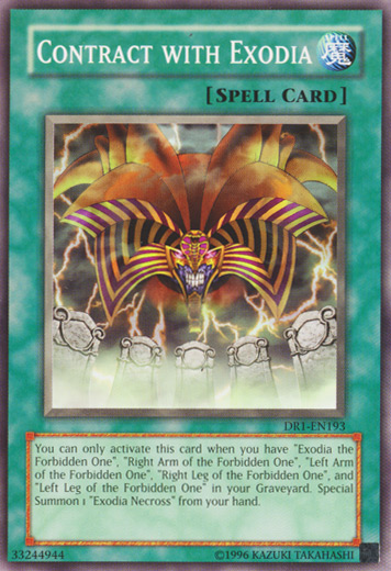 Contract with Exodia, Dark Revelation Volume 1 · DR1-EN193