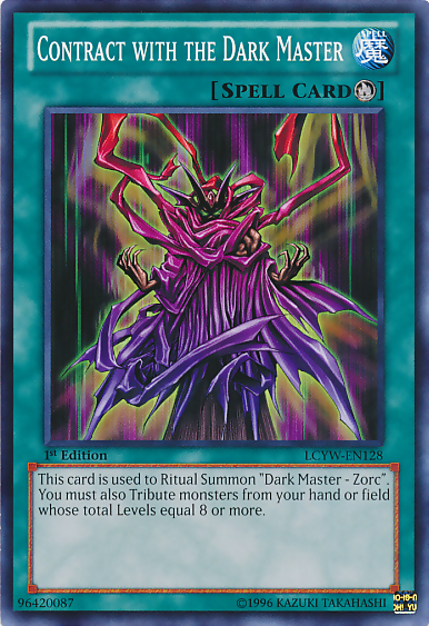 Contract with the Dark Master, Legendary Collection 3: Yugi's World Mega Pack · LCYW-EN128