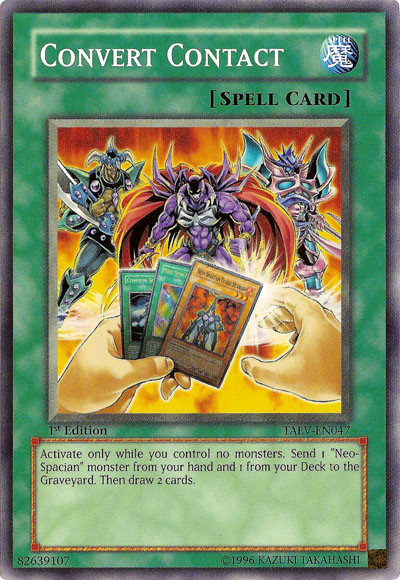 Convert Contact, Tactical Evolution Sneak Peek Participation Card · TAEV-EN047