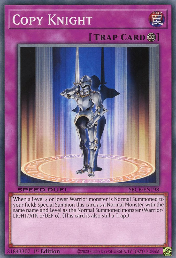 Copy Knight, Speed Duel: Battle City Box · SBCB-EN198