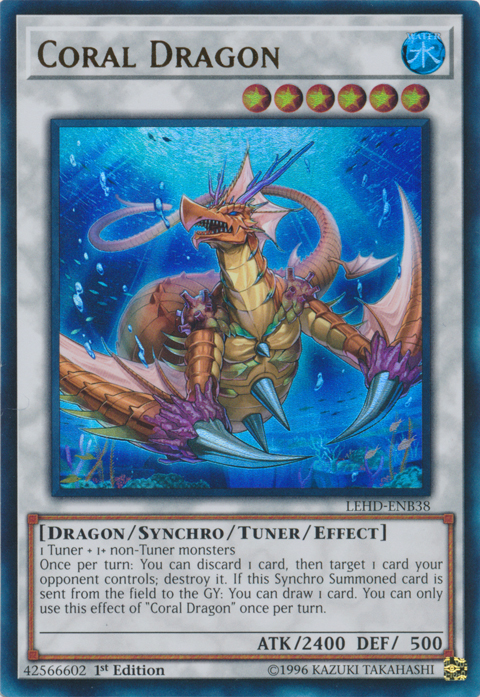 Coral Dragon, Legendary Hero Decks · LEHD-ENB38