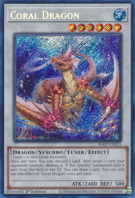 Coral Dragon, 25th Anniversary Rarity Collection II · RA02-EN031