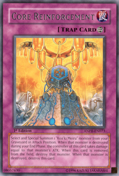 Core Reinforcement, Ancient Prophecy Sneak Peek Participation Card · ANPR-EN073
