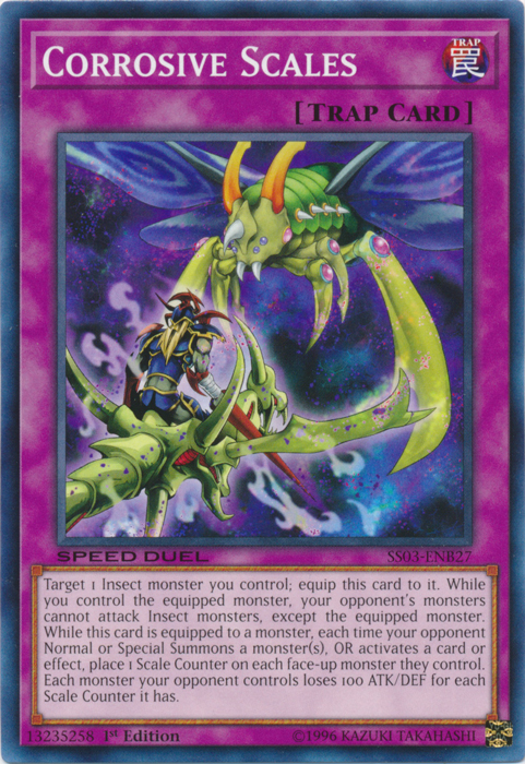 Corrosive Scales, Speed Duel Starter Decks: Ultimate Predators · SS03-ENB27