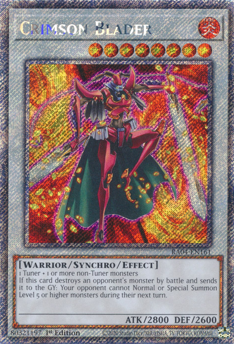 Crimson Blader, Quarter Century Stampede · RA04-EN161