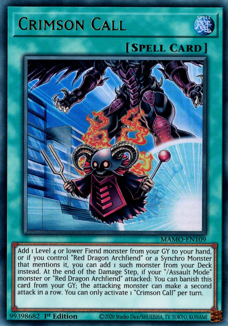 Crimson Call, Magnificent Monsters · MAMO-EN109