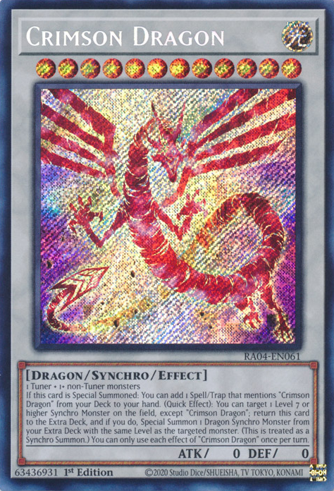 Crimson Dragon, Quarter Century Stampede · RA04-EN061