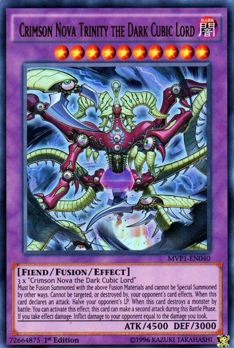 Crimson Nova Trinity the Dark Cubic Lord, Yu-Gi-Oh! The Dark Side of Dimensions Movie Pack · MVP1-EN040