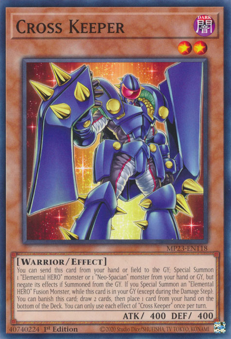 Cross Keeper, 25th Anniversary Tin: Dueling Heroes Mega Pack · MP23-EN118