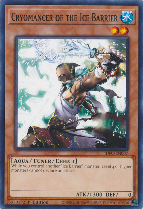 Cryomancer of the Ice Barrier, Structure Deck: Freezing Chains · SDFC-EN007