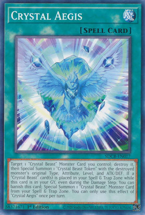 Crystal Aegis, Structure Deck: Legend of the Crystal Beasts · SDCB-EN017