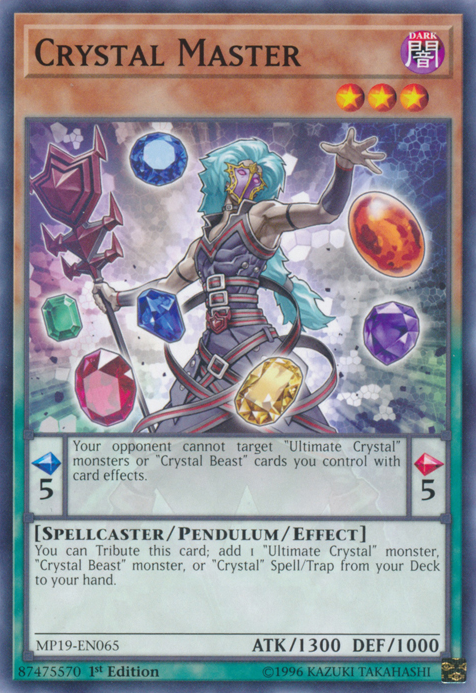 Crystal Master, 2019 Gold Sarcophagus Tin Mega Pack · MP19-EN065