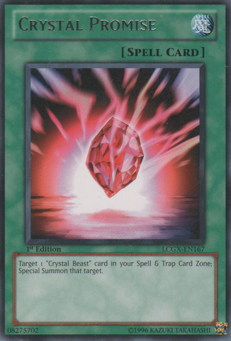 Crystal Promise, Legendary Collection 2: The Duel Academy Years Mega Pack · LCGX-EN167