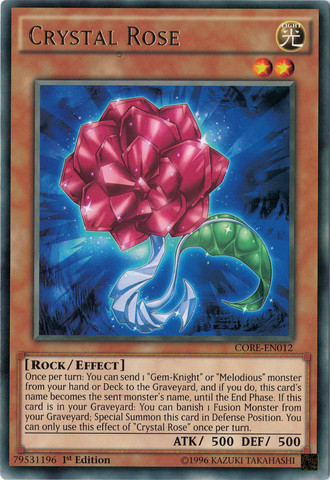 Crystal Rose, Clash of Rebellions Sneak Peek Participation Card · CORE-EN012