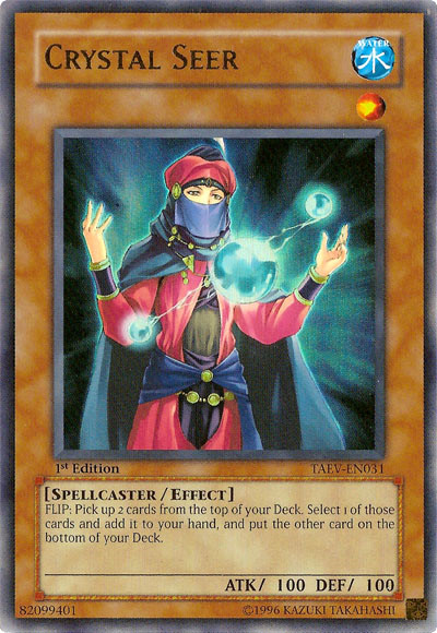 Crystal Seer, Tactical Evolution Sneak Peek Participation Card · TAEV-EN031