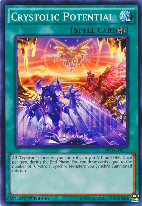 Crystolic Potential, Invasion: Vengeance Sneak Peek Participation Card · INOV-EN057