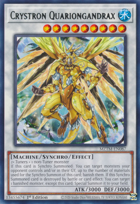 Crystron Quariongandrax, Maze of the Master · MZTM-EN087