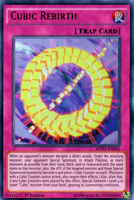 Cubic Rebirth, Yu-Gi-Oh! The Dark Side of Dimensions Movie Pack · MVP1-EN043