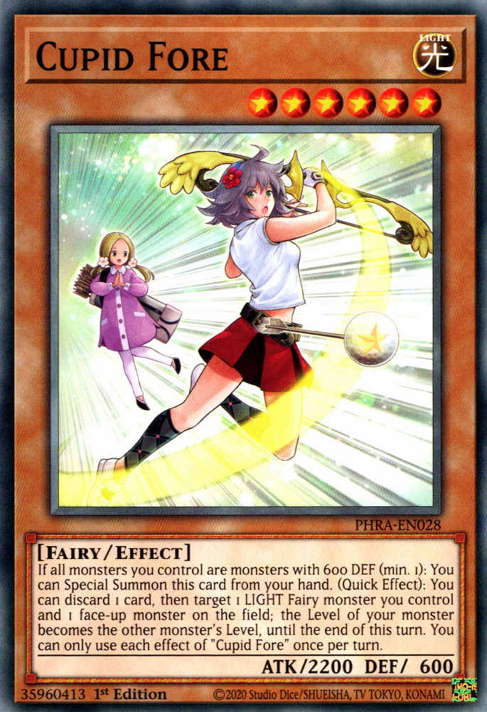Cupid Fore, Phantom Rage Premiere! promotional card · PHRA-EN028