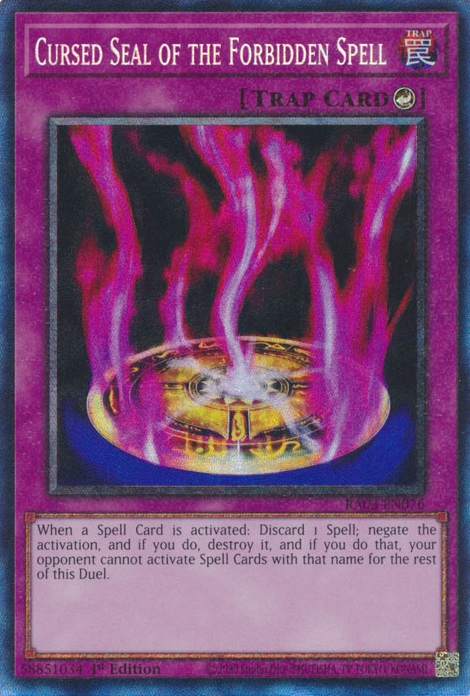 Cursed Seal of the Forbidden Spell, Quarter Century Bonanza · RA03-EN076