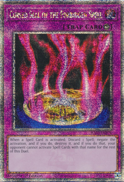 Cursed Seal of the Forbidden Spell, Quarter Century Bonanza · RA03-EN076