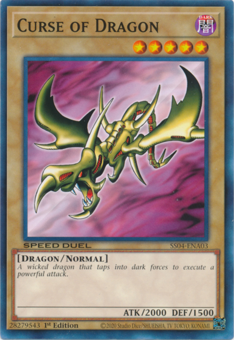 Curse of Dragon, Speed Duel Starter Decks: Match of the Millennium · SS04-ENA03