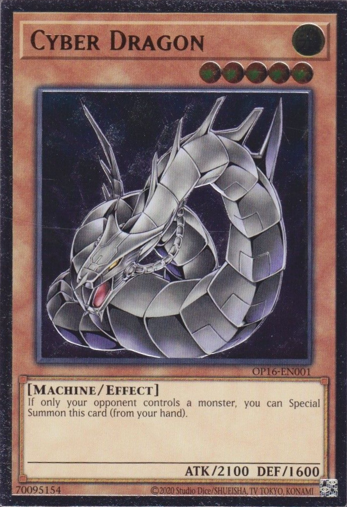 Cyber Dragon, OTS Tournament Pack 16 · OP16-EN001