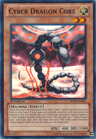 Cyber Dragon Core, Cyber Dragon Revolution Structure Deck · SDCR-EN001