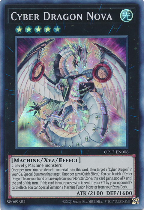 Cyber Dragon Nova, OTS Tournament Pack 17 · OP17-EN006