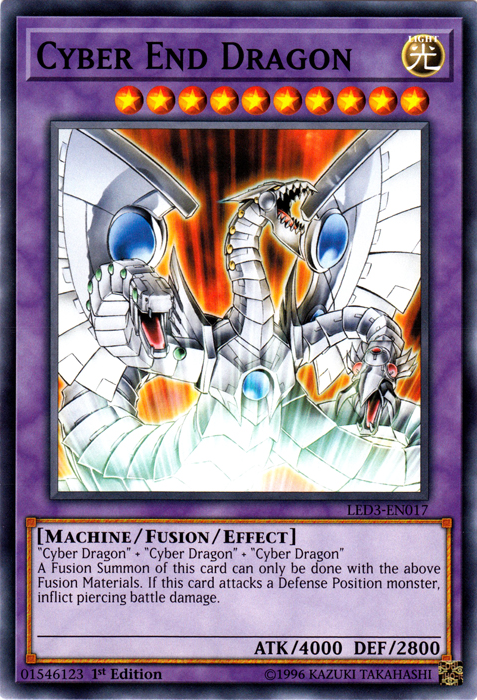 Cyber End Dragon, Legendary Duelists: White Dragon Abyss · LED3-EN017