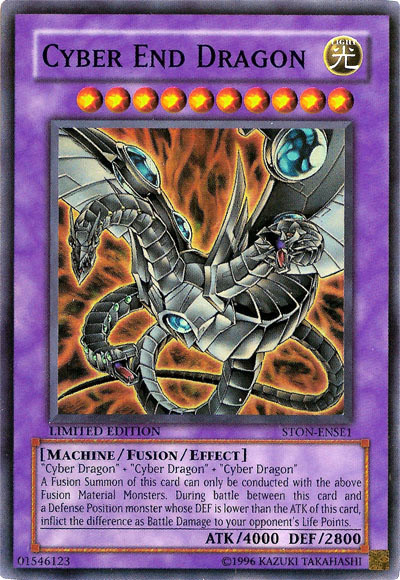 Cyber End Dragon, Strike of Neos Sneak Peek Participation Card · STON-ENSE1