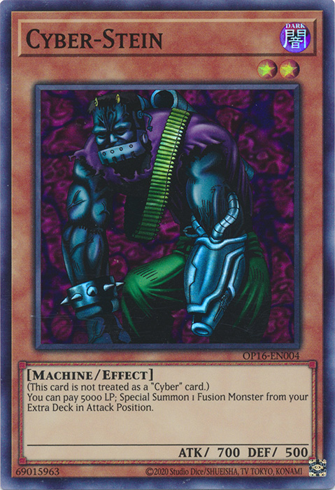 Cyber-Stein, OTS Tournament Pack 16 · OP16-EN004