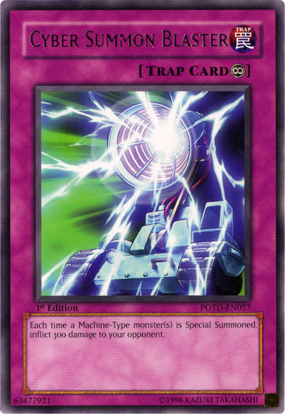 Cyber Summon Blaster, Power of the Duelist · POTD-EN057