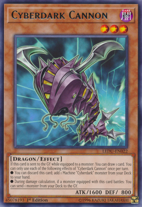 Cyberdark Cannon, Legendary Duelists · LEDU-EN022