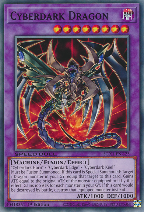 Cyberdark Dragon, Speed Duel GX: Duel Academy Box · SGX1-ENG23