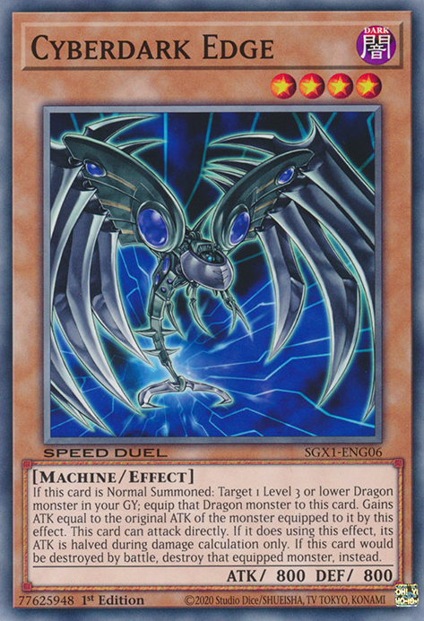 Cyberdark Edge, Speed Duel GX: Duel Academy Box · SGX1-ENG06