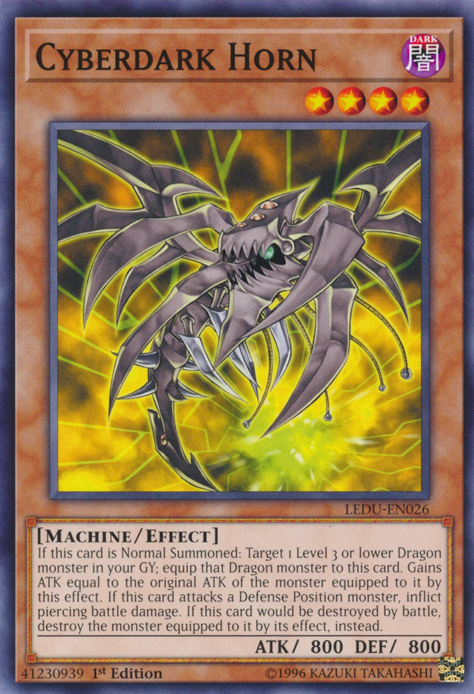 Cyberdark Horn, Legendary Duelists · LEDU-EN026
