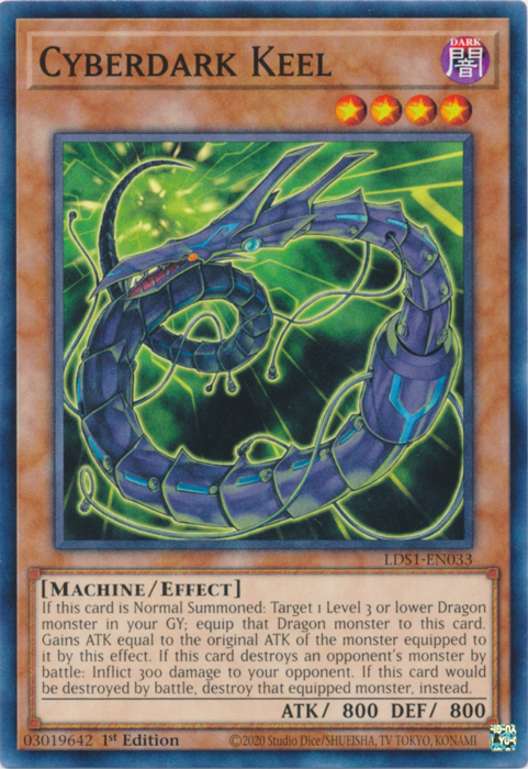 Cyberdark Keel, Legendary Duelists: Season 1 · LDS1-EN033