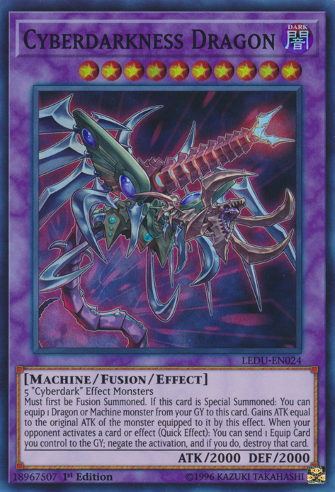 Cyberdarkness Dragon, Legendary Duelists · LEDU-EN024