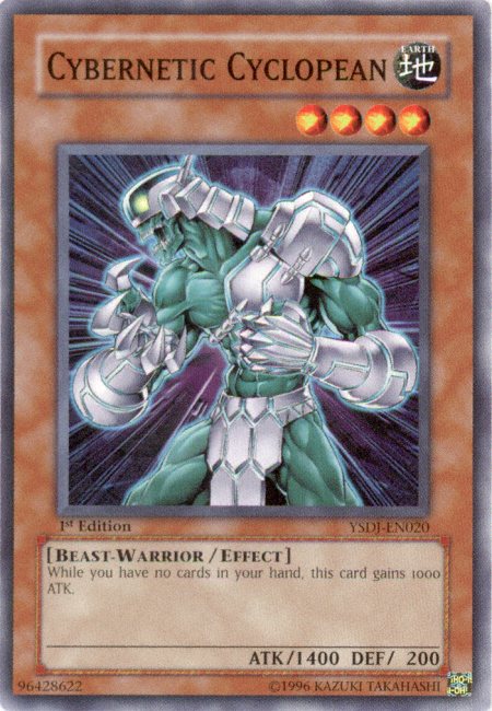Cybernetic Cyclopean, Starter Deck: Jaden Yuki · YSDJ-EN020