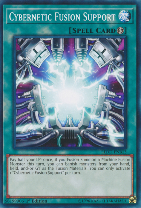 Cybernetic Fusion Support, Legendary Dragon Decks · LEDD-ENB13
