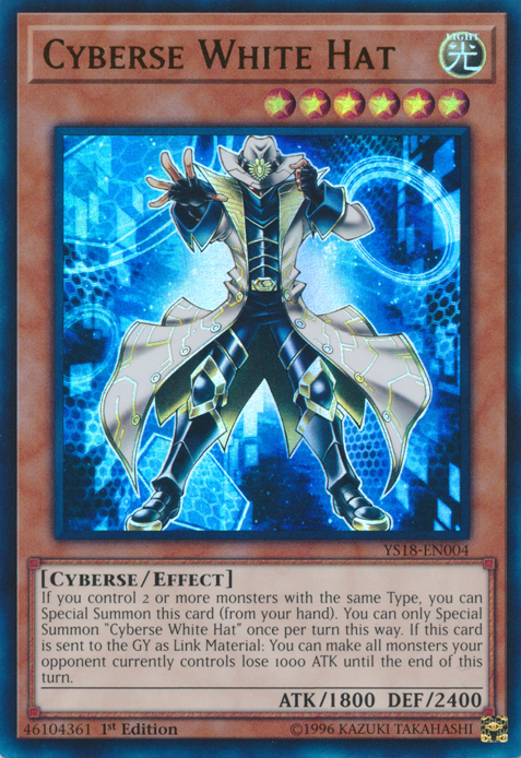 Cyberse White Hat, Starter Deck: Codebreaker · YS18-EN004