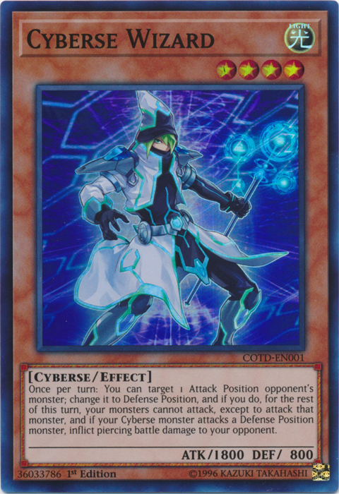 Cyberse Wizard, Code of the Duelist Sneak Peek Participation Card · COTD-EN001