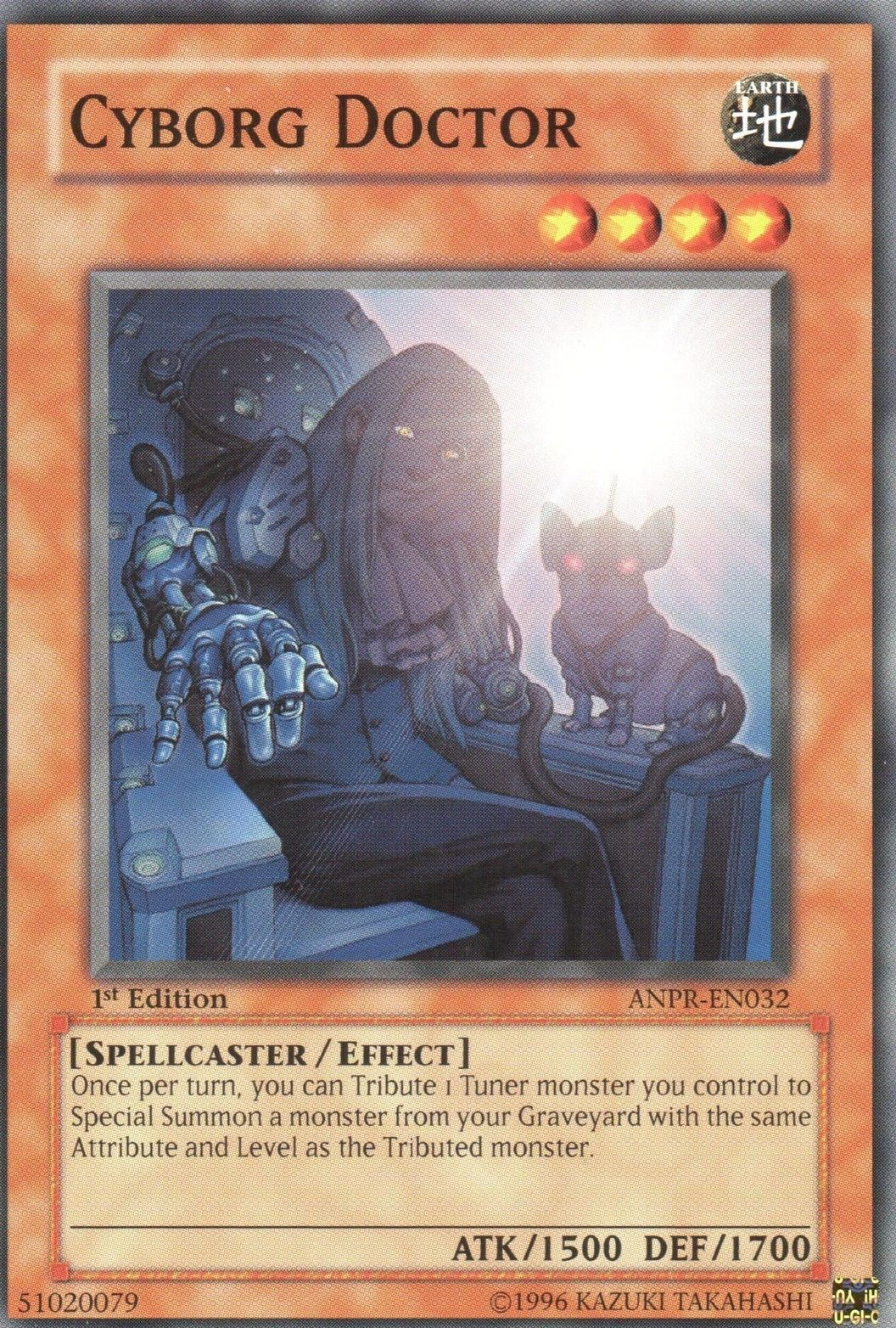Cyborg Doctor, Ancient Prophecy Sneak Peek Participation Card · ANPR-EN032