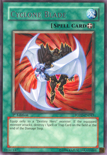 Cyclone Blade, Power of the Duelist · POTD-EN043